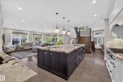 Granite Thickened Edge 9' Island - 