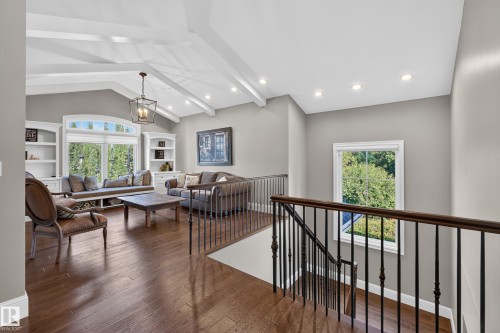 Upper Floor Bonus room. Features Built in Bench and Cabinetry. Preplanned for simple conversion into a 4th upper floor bedroom. - 14308 97A Avenue Nw, Edmonton, AB 