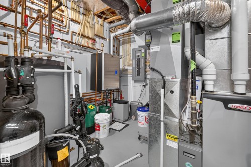 Boiler Heat for In Floor heat and Holding Tank, HRV, Lennox Furnace, 2 Air Conditioners, 2nd Furnace located on 2nd floor. - 14308 97A Avenue Nw, Edmonton, AB 