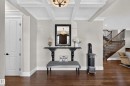 Coffered Ceiling detail in Foyer. - 14308 97A Avenue Nw, Edmonton, AB 