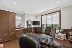Main Floor Bedroom with Built in Closet and Adjacent 3 Pc Bathroom. - 