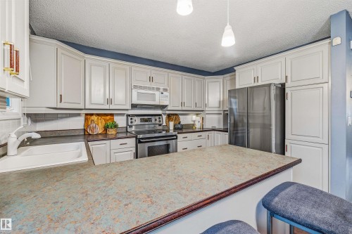 15915 112 Street Nw, Edmonton, AB - Indoor Photo Showing Kitchen With Stainless Steel Kitchen