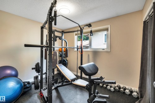 3 Flint Crescent, St. Albert, AB - Indoor Photo Showing Gym Room
