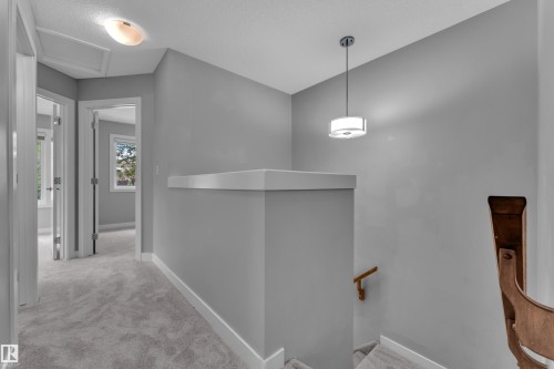 Light gray carpeting and white trim - 12221 117 Avenue Nw, Edmonton, AB - Indoor Photo Showing Other Room