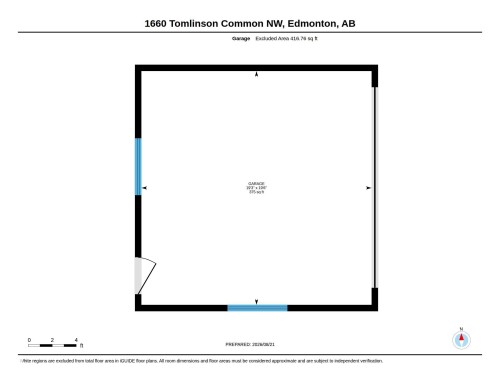 Floor plan - 1660 Tomlinson Common Nw, Edmonton, AB 