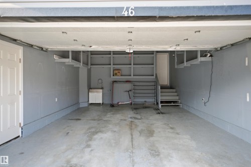 #46 1703 16 Av Nw, Edmonton, AB - Indoor Photo Showing Garage