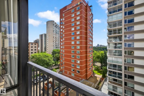 #701 10028 119 St Nw, Edmonton, AB - Outdoor With Balcony With Facade