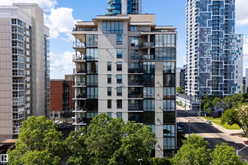 #701 10028 119 St Nw, Edmonton, AB - Outdoor With Balcony With Facade