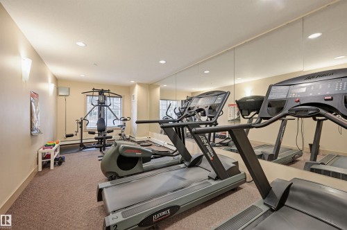 #121 17415 99 Av Nw, Edmonton, AB - Indoor Photo Showing Gym Room