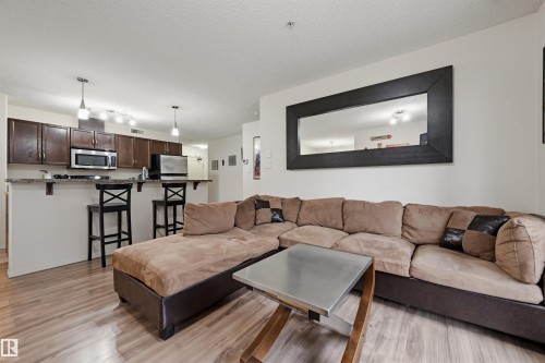 #121 17415 99 Av Nw, Edmonton, AB - Indoor Photo Showing Living Room