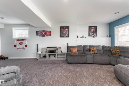 107 Mcdowell Wynd, Leduc, AB - Indoor Photo Showing Living Room