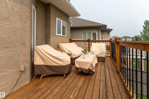 107 Mcdowell Wynd, Leduc, AB - Outdoor With Deck Patio Veranda With Exterior