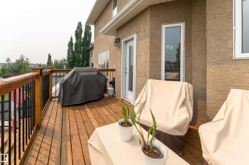 107 Mcdowell Wynd, Leduc, AB - Outdoor With Deck Patio Veranda With Exterior