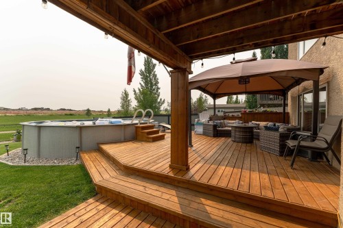 107 Mcdowell Wynd, Leduc, AB - Outdoor With Deck Patio Veranda With Exterior