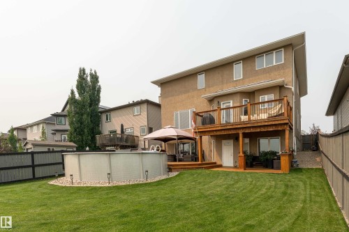 107 Mcdowell Wynd, Leduc, AB - Outdoor With Deck Patio Veranda With Backyard With Exterior