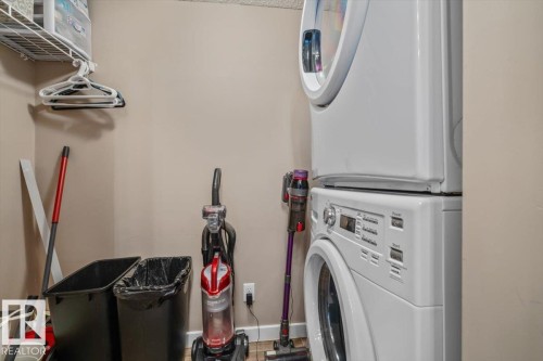 Stackable washer and dryer appliances - #120 5370 Chappelle Rd Sw, Edmonton, AB 