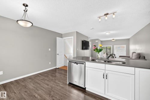 #155 2905 141 St Sw, Edmonton, AB - Indoor Photo Showing Kitchen With Double Sink