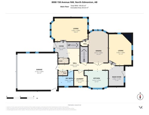 Floor plan - 8008 158 Avenue Nw, Edmonton, AB - Other