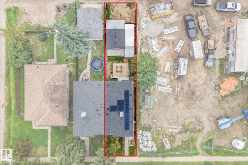 Property outlined by red boundary line - 12843 67 Street Nw, Edmonton, AB 