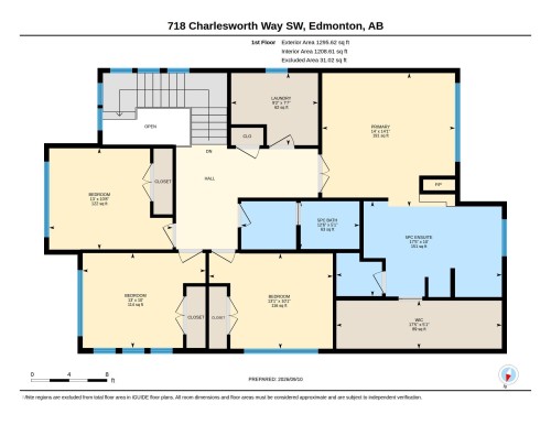 Floor plan - 718 Charlesworth Way Sw, Edmonton, AB 