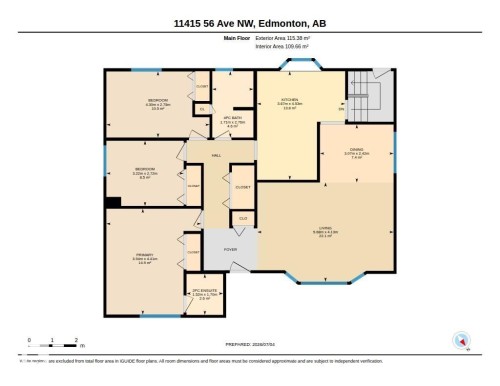 Floor plan - 11415 56 Avenue Nw, Edmonton, AB 