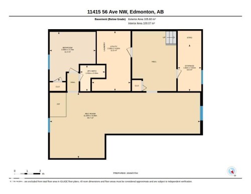 Floor plan - 11415 56 Avenue Nw, Edmonton, AB 