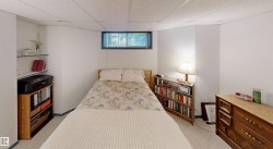 Built-in shelving and window create an inviting space - 