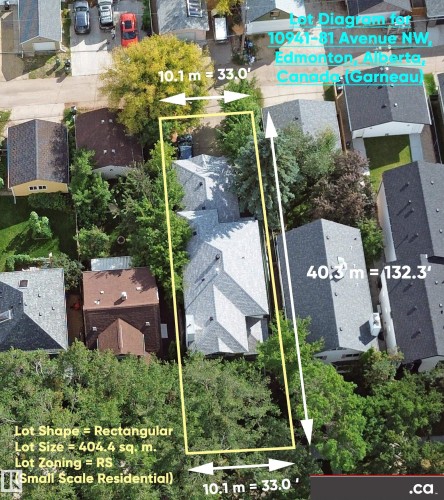 Rectangular lot with 404.4 sq - 10941 81 Avenue Nw, Edmonton, AB 
