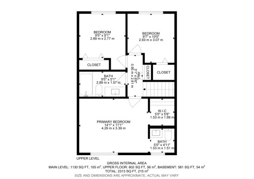 Floor plan - 5 Labelle Crescent, St. Albert, AB 