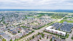 Expansive residential area featuring a mix of single-family homes and multi-family apartment buildings - 