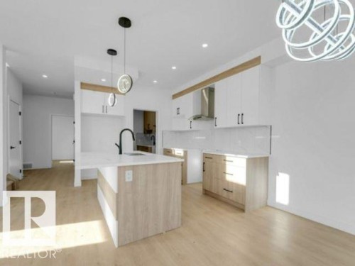 8514 Mayday Run Run Sw, Edmonton, AB - Indoor Photo Showing Kitchen With Upgraded Kitchen