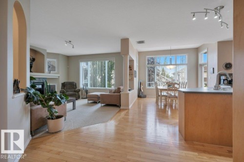 Spacious area with surround sound in ceiling - 739 Haliburton Crescent Nw, Edmonton, AB 