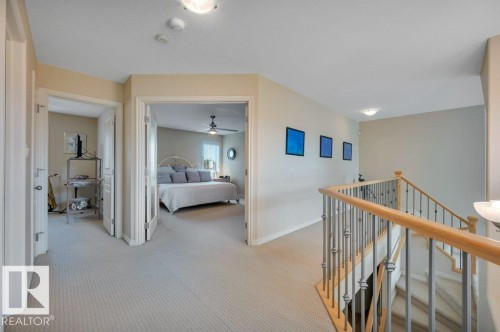 leading to the bedrooms - 739 Haliburton Crescent Nw, Edmonton, AB 