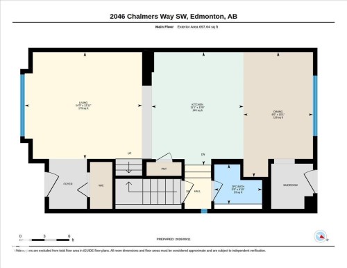 Floor plan - 2046 Chalmers Way Sw, Edmonton, AB 