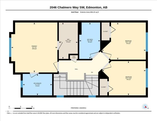Floor plan - 2046 Chalmers Way Sw, Edmonton, AB 