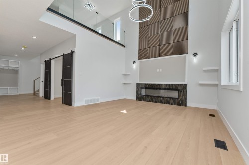 103 Eldridge Point(E), St. Albert, AB - Indoor With Fireplace