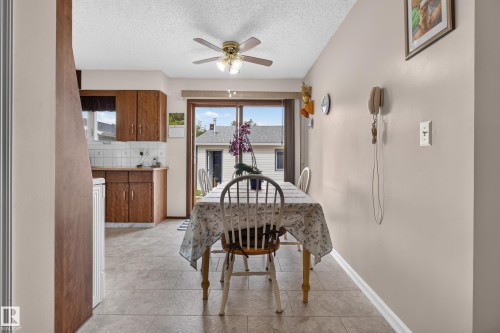 Just off the kitchen and leading to the 2 tiered deck - 14546 19 Street Nw, Edmonton, AB 
