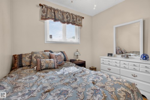 Bedroom #1.  With parquet flooring - 14546 19 Street Nw, Edmonton, AB 