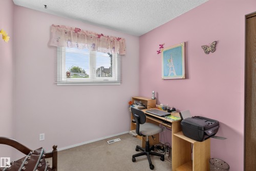 Bedroom #2.  with carpet - 14546 19 Street Nw, Edmonton, AB 