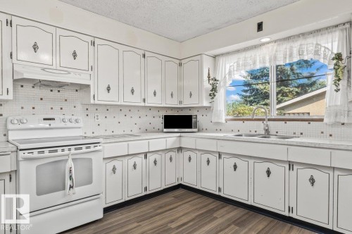 6708 31 Avenue Nw, Edmonton, AB - Indoor Photo Showing Kitchen With Double Sink