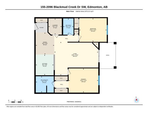Floor plan - #155 2096 Blackmud Creek Dr Sw, Edmonton, AB 