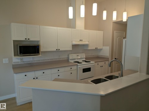 211 Youville Drive Nw, Edmonton, AB - Indoor Photo Showing Kitchen With Double Sink