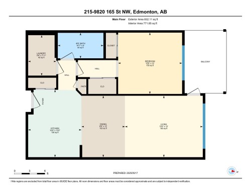 Floor plan - #215 9820 165 St Nw, Edmonton, AB 