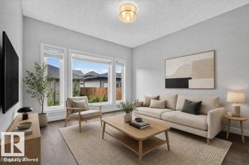 1064 Cy Becker Road Nw, Edmonton, AB - Indoor Photo Showing Living Room