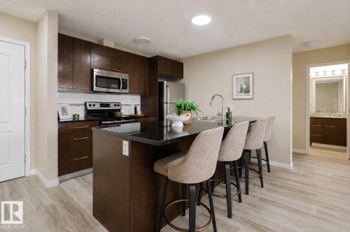 #3303 9351 Simpson Dr Nw Nw, Edmonton, AB - Indoor Photo Showing Kitchen