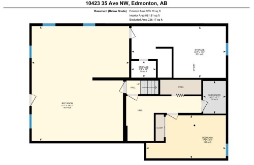 Floor plan - 10423 35 Avenue Nw, Edmonton, AB 