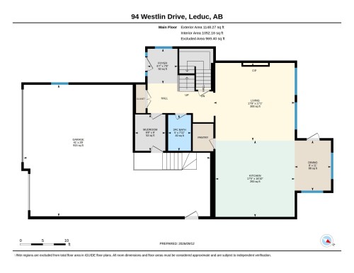 Floor plan - 94 Westlin Drive, Leduc, AB 