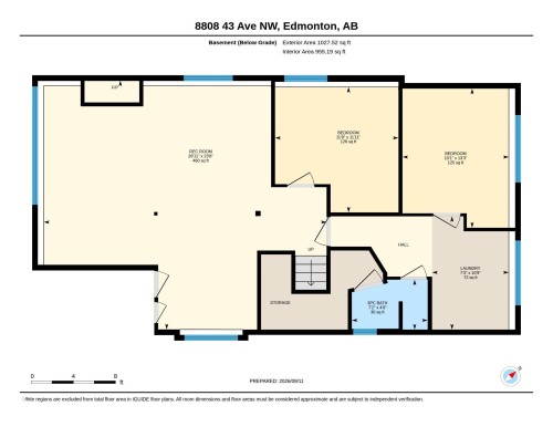Floor plan - 8808 43 Avenue Nw, Edmonton, AB 