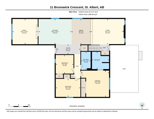 Floor plan - 11 Brunswick Crescent, St. Albert, AB 