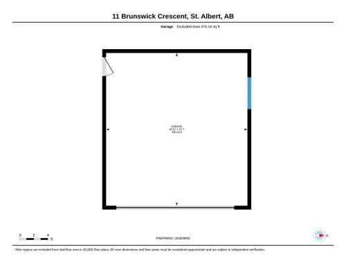 Floor plan - 11 Brunswick Crescent, St. Albert, AB 
